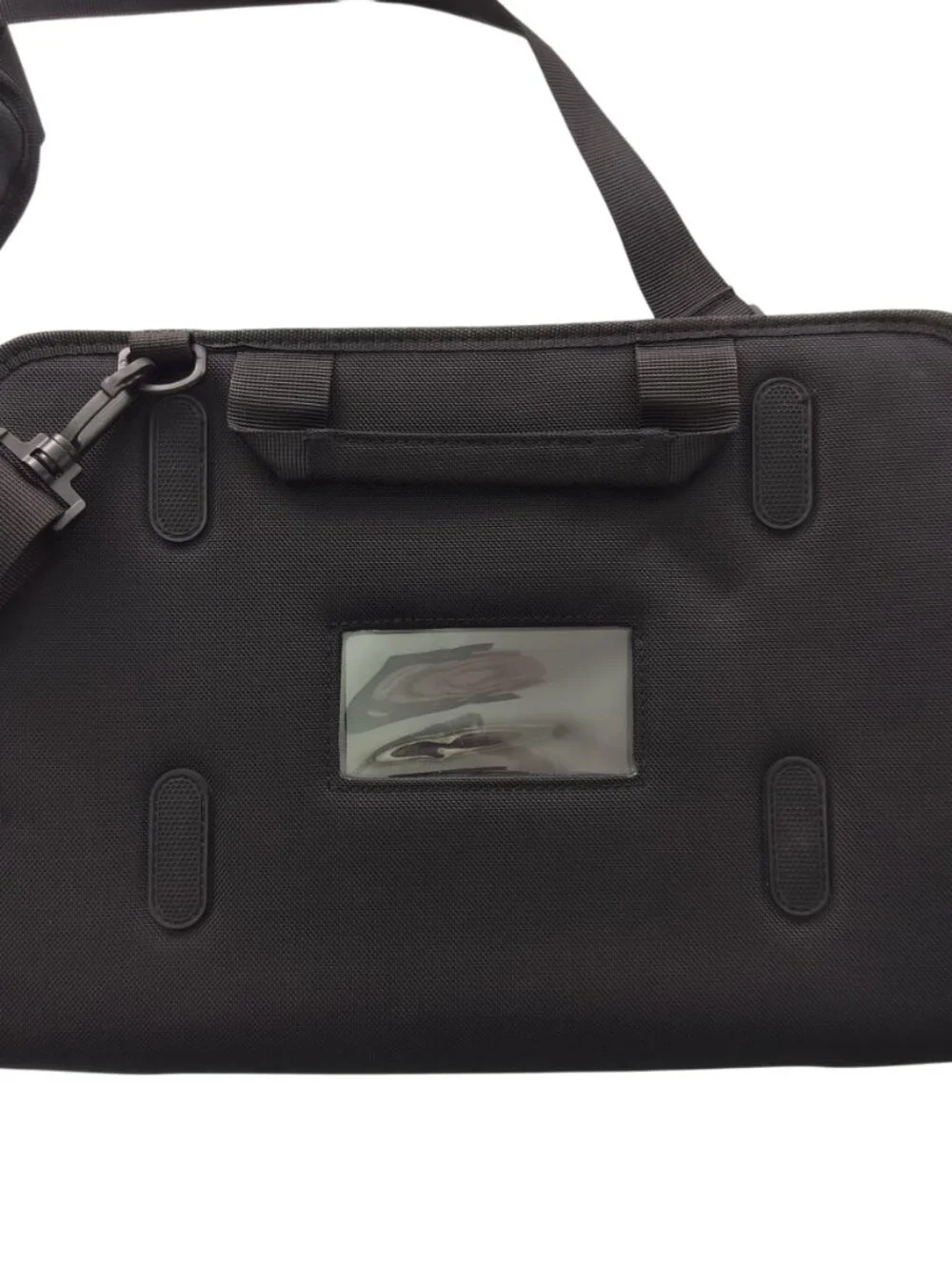 NutKase Ballistic Nylon Folio Case For Chrome Notebook Black With Straps